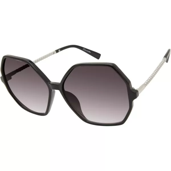CIRCUS NY BY SAM EDELMAN Women's Cc534 Hexagonal Sunglasses with Uv400 Protection-Trendy Gifts for Her, 59mm