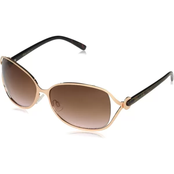 Circus by Sam Edelman Cc183 Vented Metal UV Protective Rectangular Sunglasses. Trend-Right Gifts for Women, 60 mm