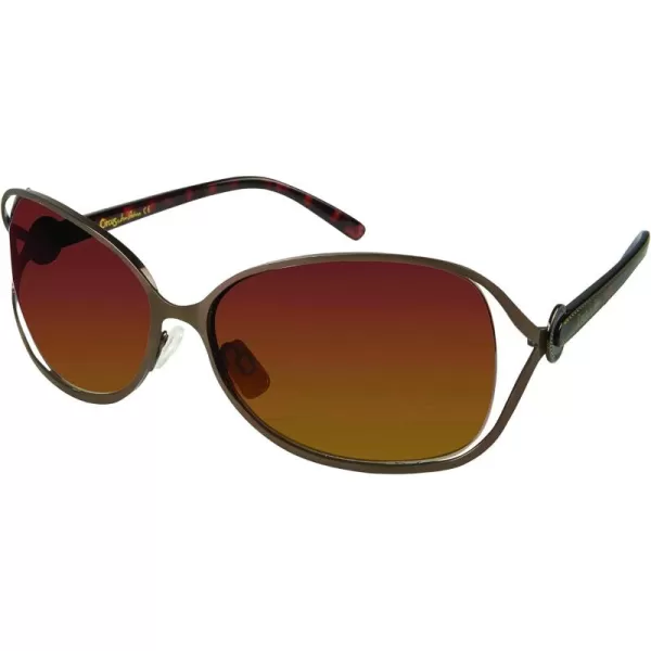 Circus by Sam Edelman Cc183 Vented Metal UV Protective Rectangular Sunglasses. Trend-Right Gifts for Women, 60 mm