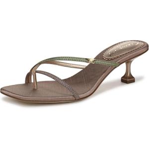 imageCircus NY by Sam Edelman Womens Juliet Heeled SandalBronzeGreen Fern Multi