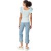 imageCircus NY Womens Anisa Ruffled Knit Tank TopDelicate Blue