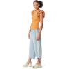 imageCircus NY Womens Anisa Ruffled Knit Tank TopTopaz