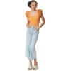 imageCircus NY Womens Anisa Ruffled Knit Tank TopTopaz