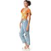 imageCircus NY Womens Crochet Short Sleeve Crop TopTopaz