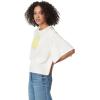 imageCircus NY Womens Fia Slit Short Sleeve Tee ShirtMarshmallow