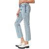imageCircus NY Womens High Rise Ankle Slim StraightFire Walker  Destruction