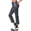 imageCircus NY Womens High Rise Ankle Slim StraightHypnotized  Wet Look Foil