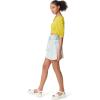 imageCircus NY Womens Smocked Back Puff Short Sleeve Crop TopMango Mint