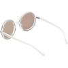 imageCircus NY by Sam Edelman Womens CC348 Pineapple Frame Round SunglassesClear