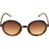 imageCircus NY by Sam Edelman Womens CC348 Pineapple Frame Round SunglassesOatmeal