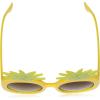imageCircus NY by Sam Edelman Womens CC348 Pineapple Frame Round SunglassesYellow