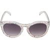 imageCircus NY by Sam Edelman Womens CC610 Retro Round Cat Eye SunglassesClear  Rainbow
