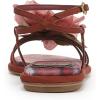 imageCircus NY by Sam Edelman Womens Olana Flower Flat SandalSpiced Merlot Multi