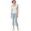 imageCircus NY Womens Anisa Ruffled Knit Tank TopDelicate Blue