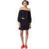 imageCircus NY Womens Caelap Off Shoulder Woven TopAnthracite
