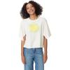 imageCircus NY Womens Fia Slit Short Sleeve Tee ShirtMarshmallow