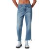 imageCircus NY Womens High Rise Relaxed Straight JeanFortune Teller  Uneven Fray