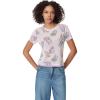 imageCircus NY Womens Izzie Double Layer Tee ShirtCheetah Party  Phalaenopsis