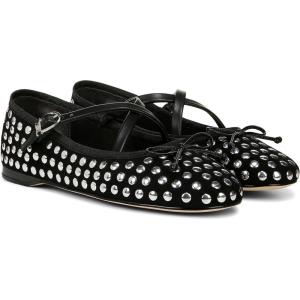 imageCIRCUS NY BY SAM EDELMAN Womens Zuri Ballet FlatBlack Metal Stud