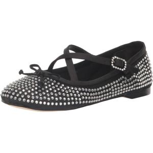 imageCIRCUS NY BY SAM EDELMAN Womens Zuri Ballet FlatBlack Satin Jewel