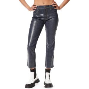 imageCircus NY Womens High Rise Ankle Slim StraightHypnotized  Wet Look Foil