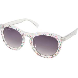 imageCircus NY by Sam Edelman Womens CC610 Retro Round Cat Eye SunglassesClear  Rainbow