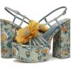 imageCircus NY by Sam Edelman Womens Siena Flower Heeled SandalCool Mint Multi