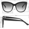 imageCircus NY Womens Cc483 Oversized Cat Eye Sunglasses with Uv400 Protection Trendy Gifts for Her 57 MmPink  Animal