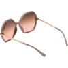imageCircus NY by Sam Edelman Womens CC358 Metal Heart SunglassesNude