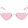 imageCircus NY by Sam Edelman Womens CC358 Metal Heart SunglassesPink