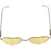 imageCircus NY by Sam Edelman Womens CC358 Metal Heart SunglassesYellow