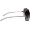imageCircus NY by Sam Edelman Womens Cc201 Metal Shield Rectangular Sunglasses with Uv400 ProtectionTrendy Gifts for Her 132mmSilver