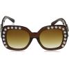 imageCircus NY by Sam Edelman Womens Cc354 Oversized Pearl Square SunglassesBrown