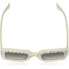 imageCircus NY by Sam Edelman Womens Cc439 Bling Oversized Square Sunglasses with Uv400 ProtectionTrendy Gifts for Her 51mmWhite