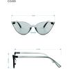 imageCircus NY by Sam Edelman Womens Cc490 Shield Cat Eye Sunglasses with Uv400 ProtectionTrendy Gifts for Her 143mmGrey