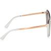 imageCircus NY by Sam Edelman Womens Cc568 Shield Cat Eye Sunglasses with Uv400 ProtectionTrendy Gifts for Her 130mmWhite  Rose Gold