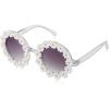 imageCircus NY by Sam Edelman Womens CC346 Daisy Flower Round Sunglasses with UV400 Protection  Trendy Gifts for Her 49mm