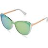 imageCircus NY by Sam Edelman Womens Cc568 Shield Cat Eye Sunglasses with Uv400 ProtectionTrendy Gifts for Her 130mmWhite  Rose Gold