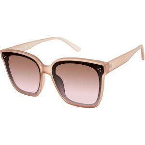 imageCircus NY by Sam Edelman Womens Cc354 Oversized Pearl Square SunglassesNude