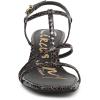 imageCircus NY by Sam Edelman Womens Jaida Heeled SandalDark ChocolateBlack Multi