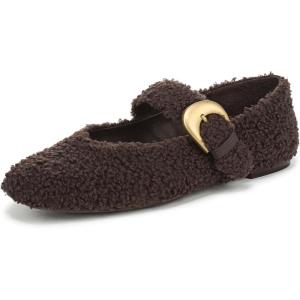 imageCircus NY by Sam Edelman Womens Bella Plush Mary Jane FlatDark Chocolate Shearling