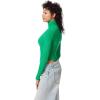 imageCircus NY womens Irin Raw Edge Seam Knit BodysuitPepper Green