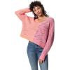 image:imageCircus NY Womens Animal Patchwork Pullover SweaterBeetroot Purple  Animal Print