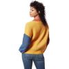 image:imageCircus NY Womens Crew Neck Slouchy Pullover SweaterIvory  Color Block