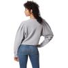 image:imageCircus NY Womens Florence Blouson Sleeve SweatshirtHeather Grey