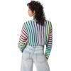 image:imageCircus NY Womens Goto Crop Top Pullover SweaterRainbow Ombre