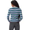 image:imageCircus NY Womens Striped 2nd Layer Mock Neck SweaterMoroccan Blue Stripe