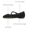 image:imageCircus NY BY SAM Edelman Womens Zuri Ballet FlatBlack Shearling