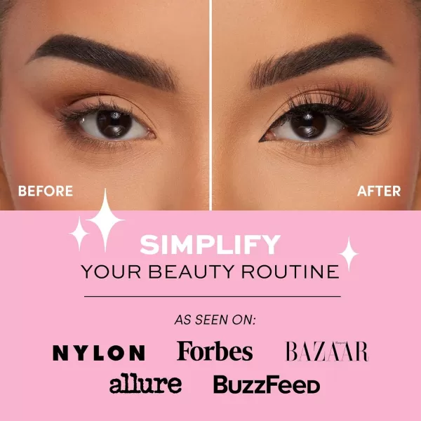 Glamnetic Magnetic Eyelashes - VIP | Long Magnetic Lashes, 60 Wears Reusable High Volume Faux Mink Lashes, Dramatic, Round - 1 Pair