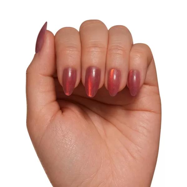 Glamnetic Press On Nails - Bubble Gum Glaze | Short Almond Pink French Tip Nails with a Glaze Finish | 15 Sizes - 30 Nail Kit with Glue